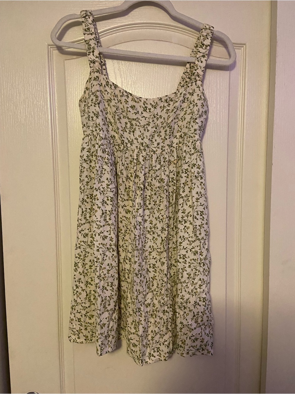 Reformation Green Floral Sundress - Size 2